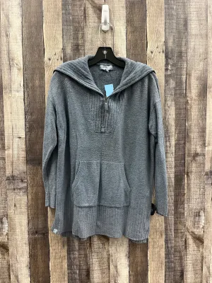 Reinforced Hem NonSlipGrip Sweatshirt Collar By Barefoot Dreams In Blue, Size: M