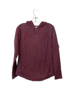 Athletic Sweatshirt Hoodie By Athletic Works In Maroon, Size: M Fashionable Vest Smile Glow