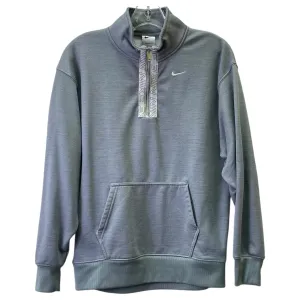 Athletic Sweatshirt Collar By Nike In Grey, Size:Xs MoistureWickingTechnology