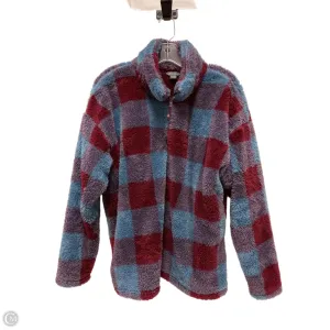 LowMaintenanceMaterial Sharp Look Sweatshirt Collar By Eddie Bauer In Blue, Size: 1x