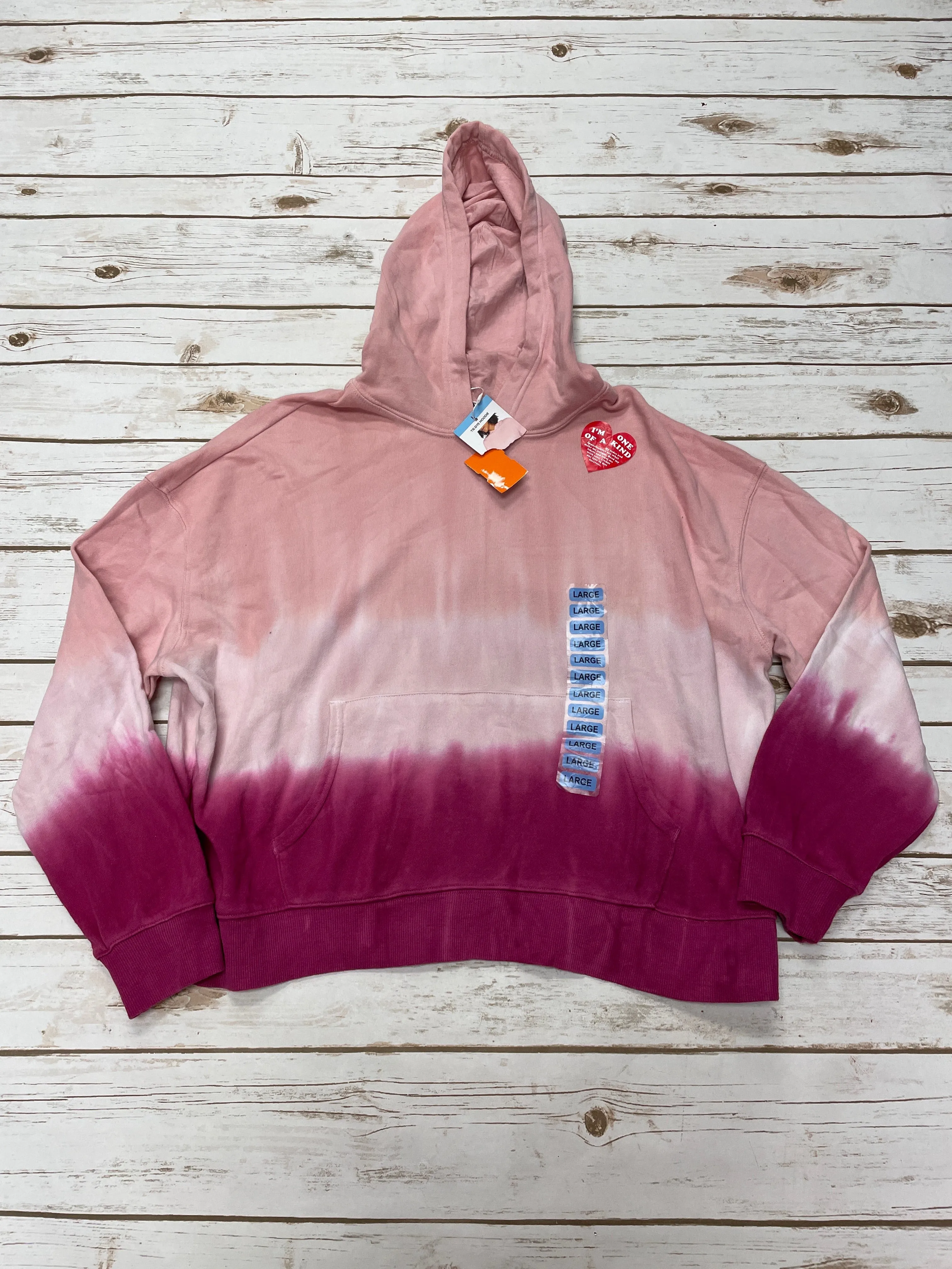 Sweatshirt Hoodie By Wildfox In Tie Dye Print, Size: L Reuse Mode