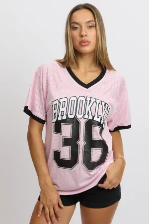 Office Attire Relaxed and Comfy Pink Graphic Tee Short Sleeve