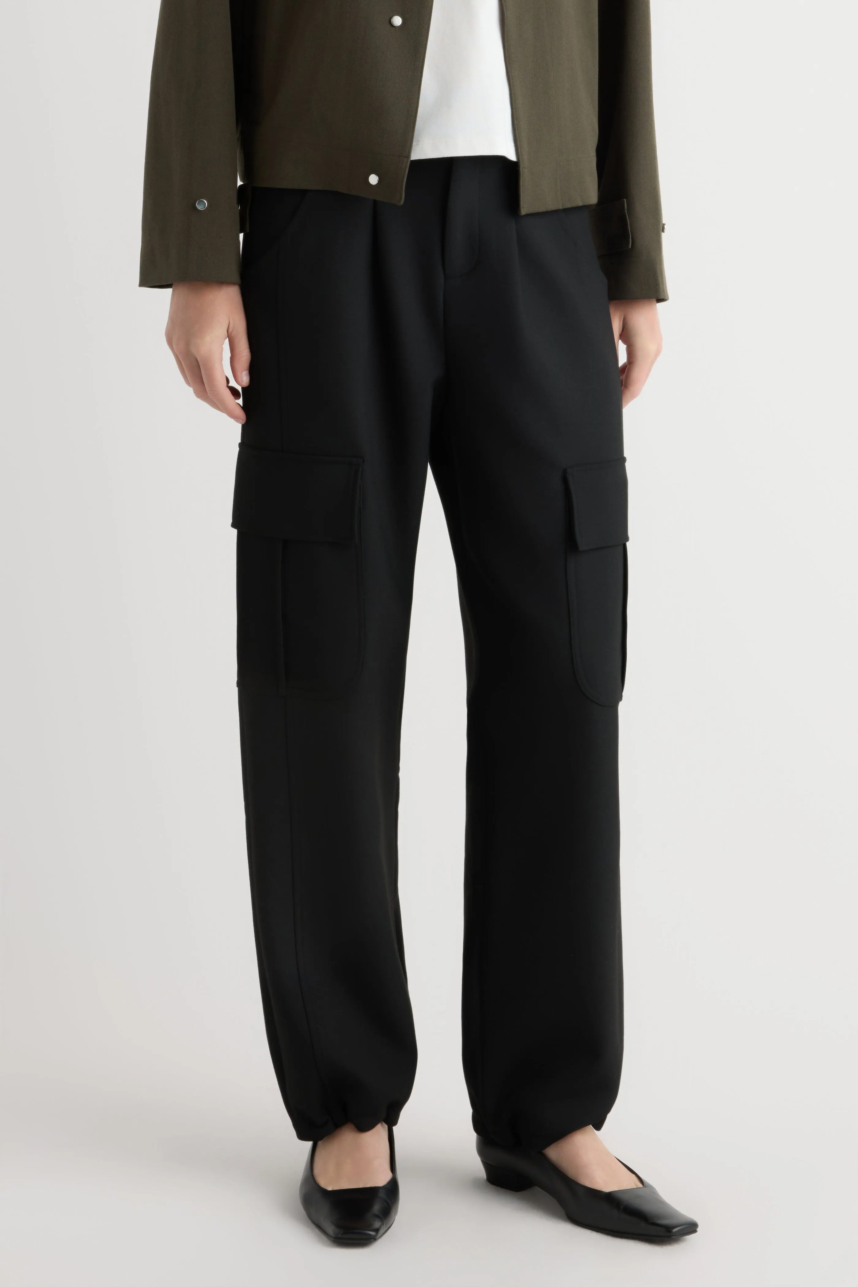 Lynda Tailored Utility Pant Chilly Day Layers DurableConstruction