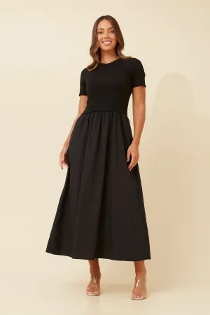 Stylish Details Spring Tone VIC DROP WAIST MIDI DRESS