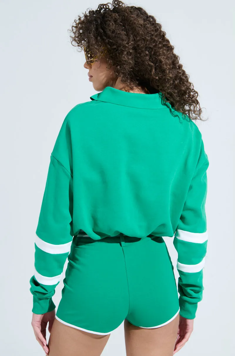 Practical Drawstring SPORTY CHIC POLO