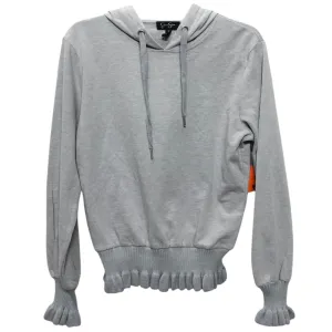 Sweatshirt Hoodie By Jessica Simpson In Grey, Size:M Light Sweatshirt Minimalist Style