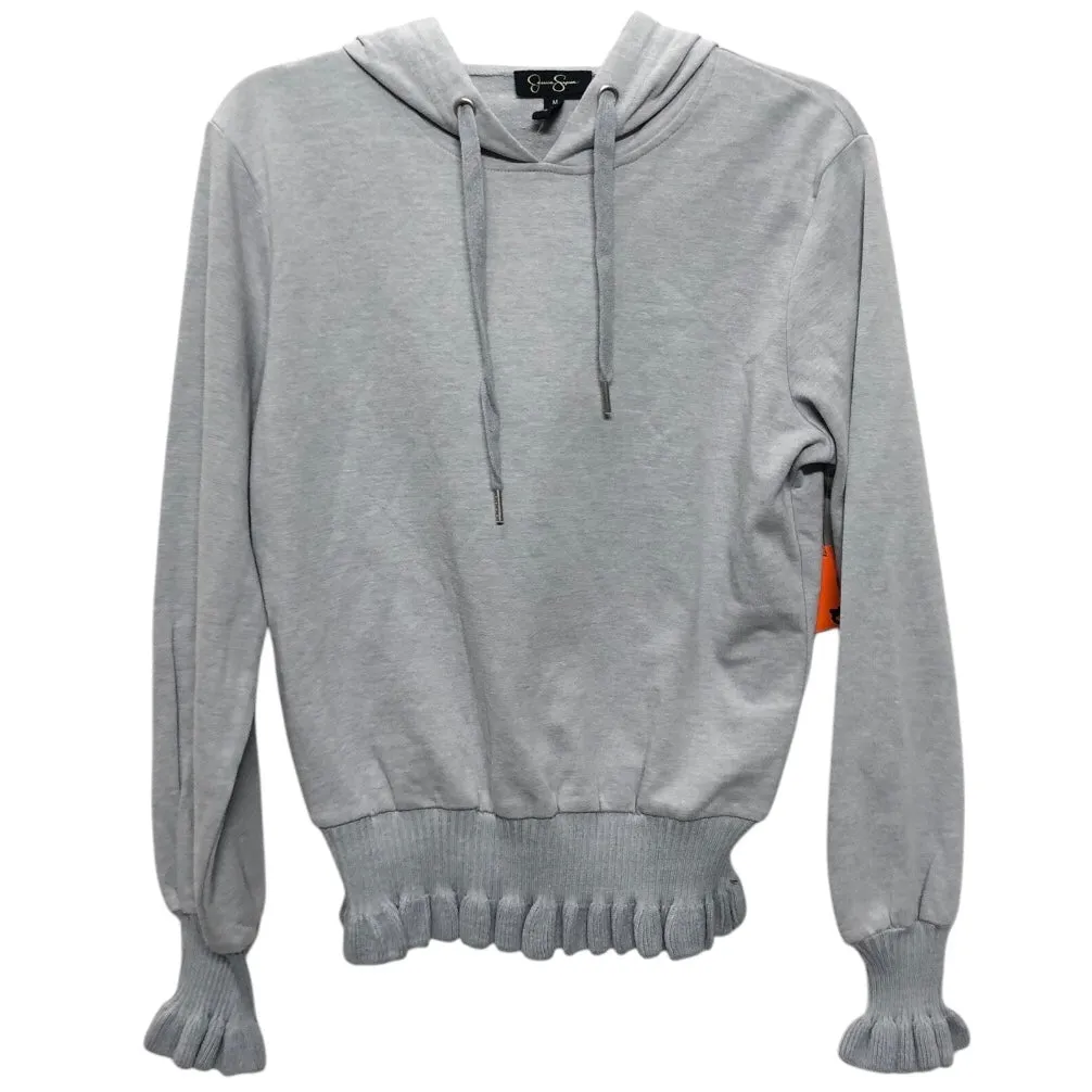 Sweatshirt Hoodie By Jessica Simpson In Grey, Size:M Light Sweatshirt Minimalist Style