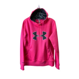hypoallergenic material Athletic Sweatshirt Hoodie By Under Armour In Pink, Size:M