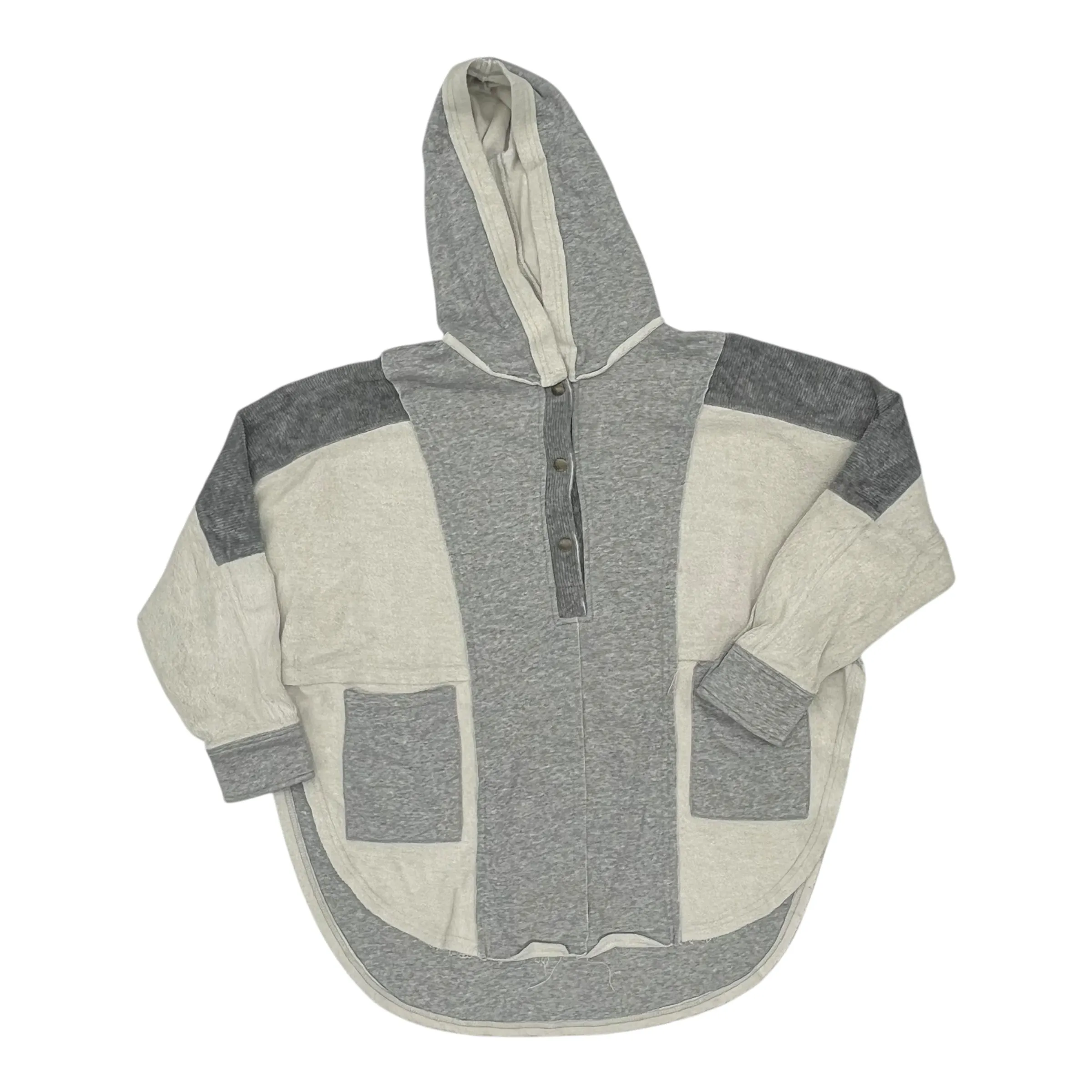 Sweatshirt Hoodie By Clothes Mentor In Grey, Size:S Translucent Soul Model Glow