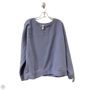 Athletic Sweatshirt Crewneck By Zella In Purple, Size: L NonRestrictive Movement Sophisticated Style