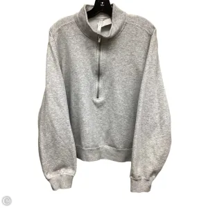 Athletic Sweatshirt Crewneck By Fabletics In Grey, Size: 2x Tech Edge Seasonal Fashion