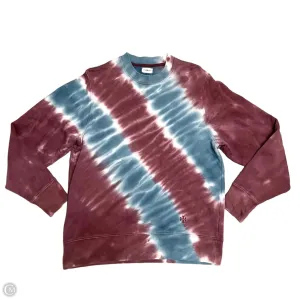 Sweatshirt Designer By Tory Burch In Blue & Purple, Size: Xs QuickRelease Closure Timeless Cardigan