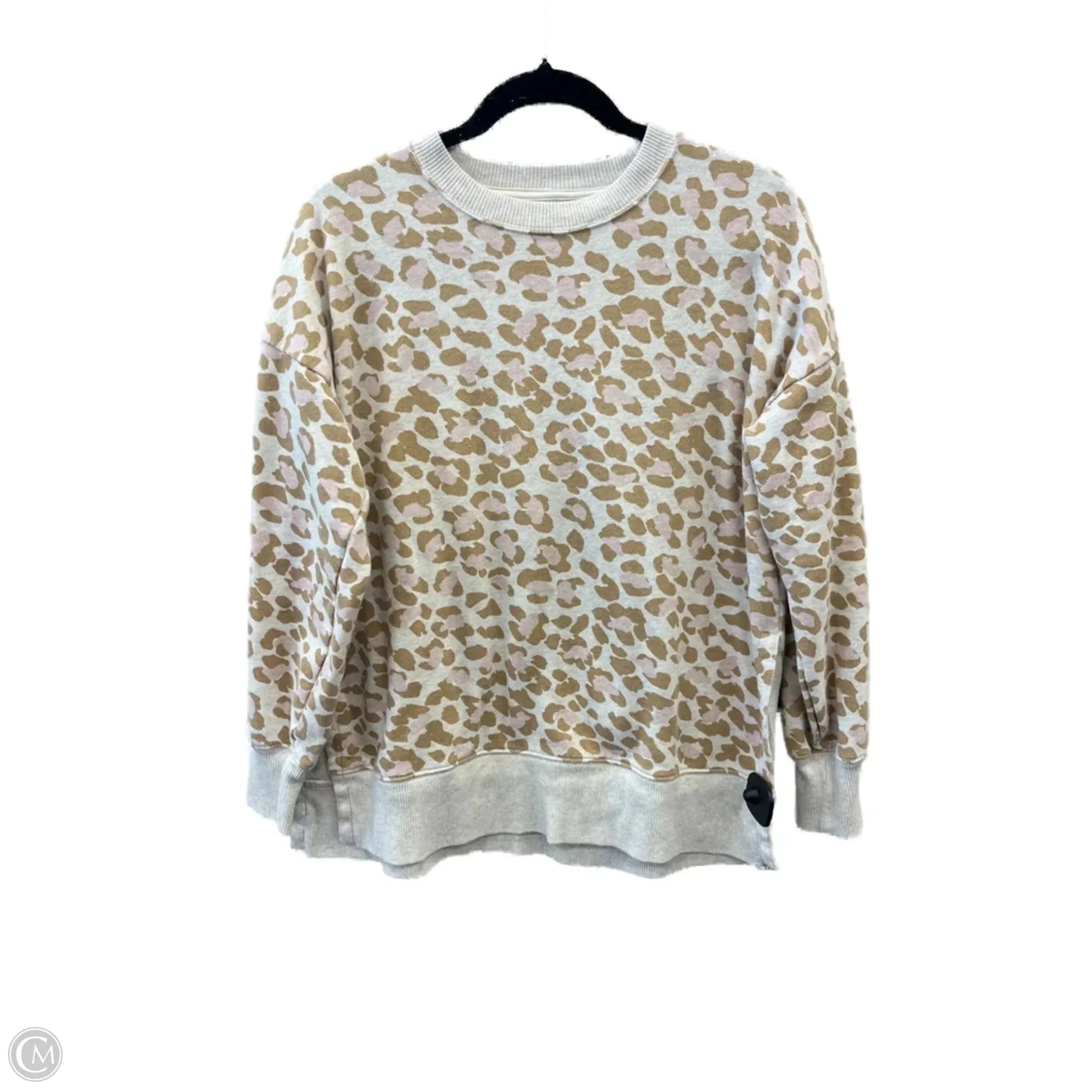 ZeroRestrictionMobility warm fleece Sweatshirt Crewneck By Aerie In Animal Print, Size: Xs