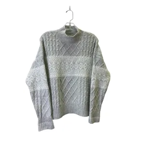 High End Sweatshirt Collar By Rachel Zoe In Grey, Size:L