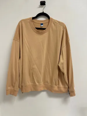 Sweatshirt Crewneck By Old Navy In Brown, Size: 3x Virtual Fit
