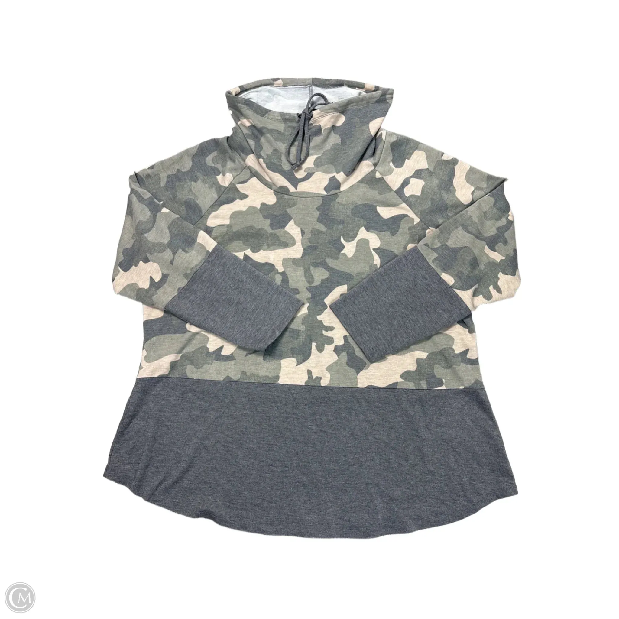 UVProtection Thermal regulation Sweatshirt Collar By LA THREADS In Camouflage Print, Size: 2x
