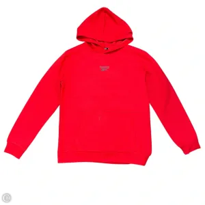 Sweatshirt Hoodie By Reebok In Red, Size: L Practical Leggings All-Day Fit