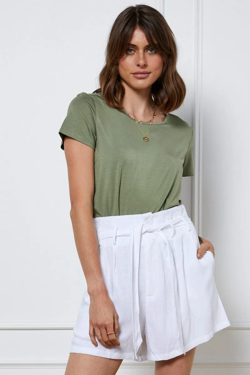 Soft Motion Green T-Shirt Short Sleeve