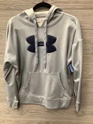 NonRestrictive Cut Athletic Sweatshirt Hoodie By Under Armour In Blue, Size: S
