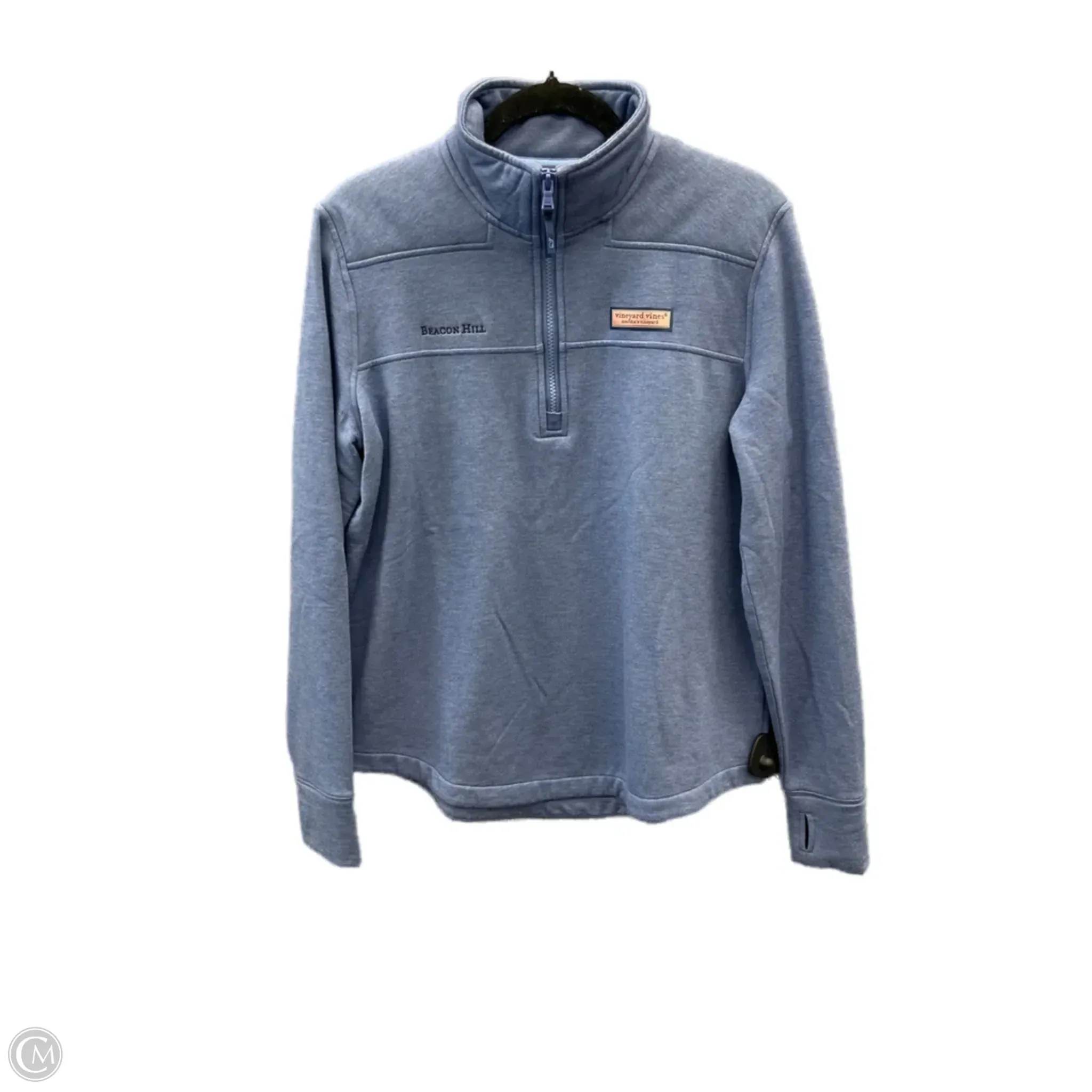 Sweatshirt Collar By Vineyard Vines In Blue, Size: L Simple Style