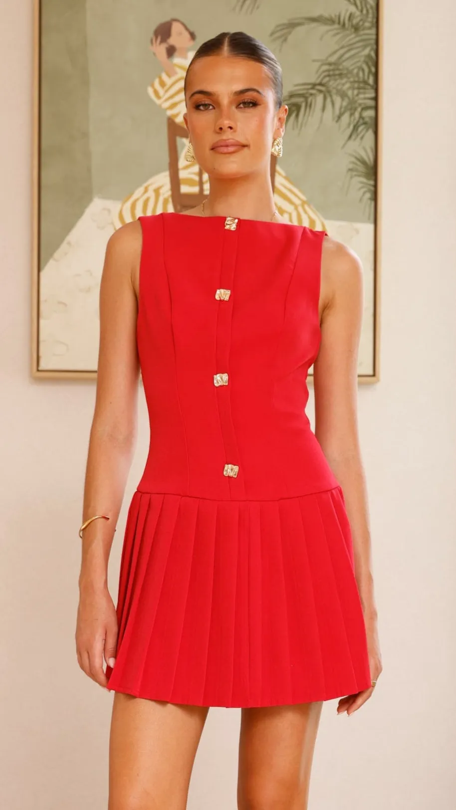Urban Fresh Vesperus Mini Dress - Red