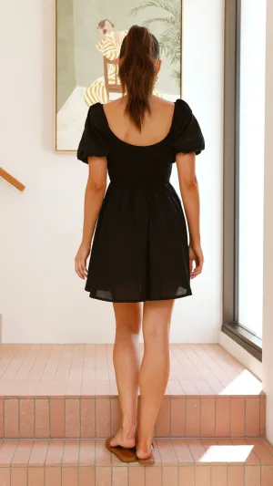 Sahirah Mini Dress - Black Edge Glow
