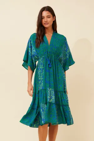 Wardrobe Staple Chic Traveler CHANDI BOHO MIDI DRESS