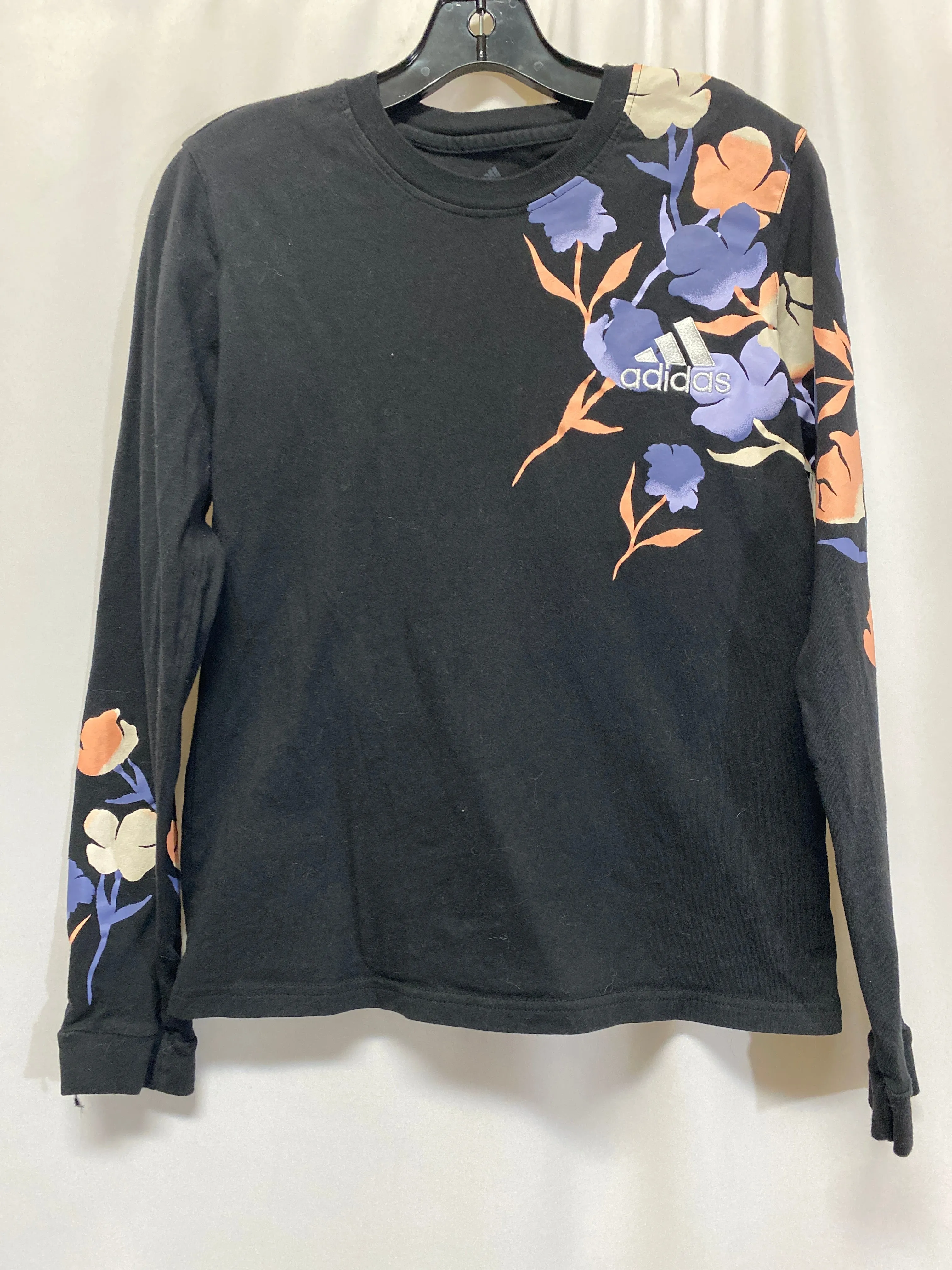 Story Glow Athletic Sweatshirt Crewneck By Adidas In Black, Size: M