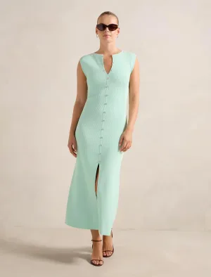 Trendy Fit Aster Hook And Eye Detail Midi Dress