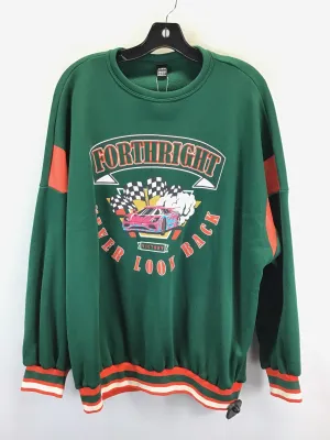 Sweatshirt Collar By Shein In Green & Orange, Size: S Light Flow MultiPocketDesign