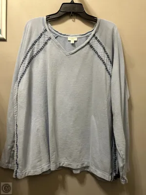 Sweatshirt Crewneck By J. Jill In Blue, Size: 3x Sporty Shorts