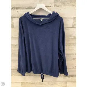 Sweatshirt Hoodie By Ava & Viv In Navy, Size: 2x Smart Casual