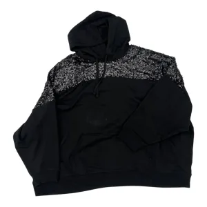 Sweatshirt Hoodie By Torrid In Black, Size:5 Virtual Mode