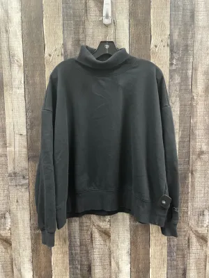 wrinkle free Athletic Sweatshirt Collar By Calia In Black, Size: Xxl