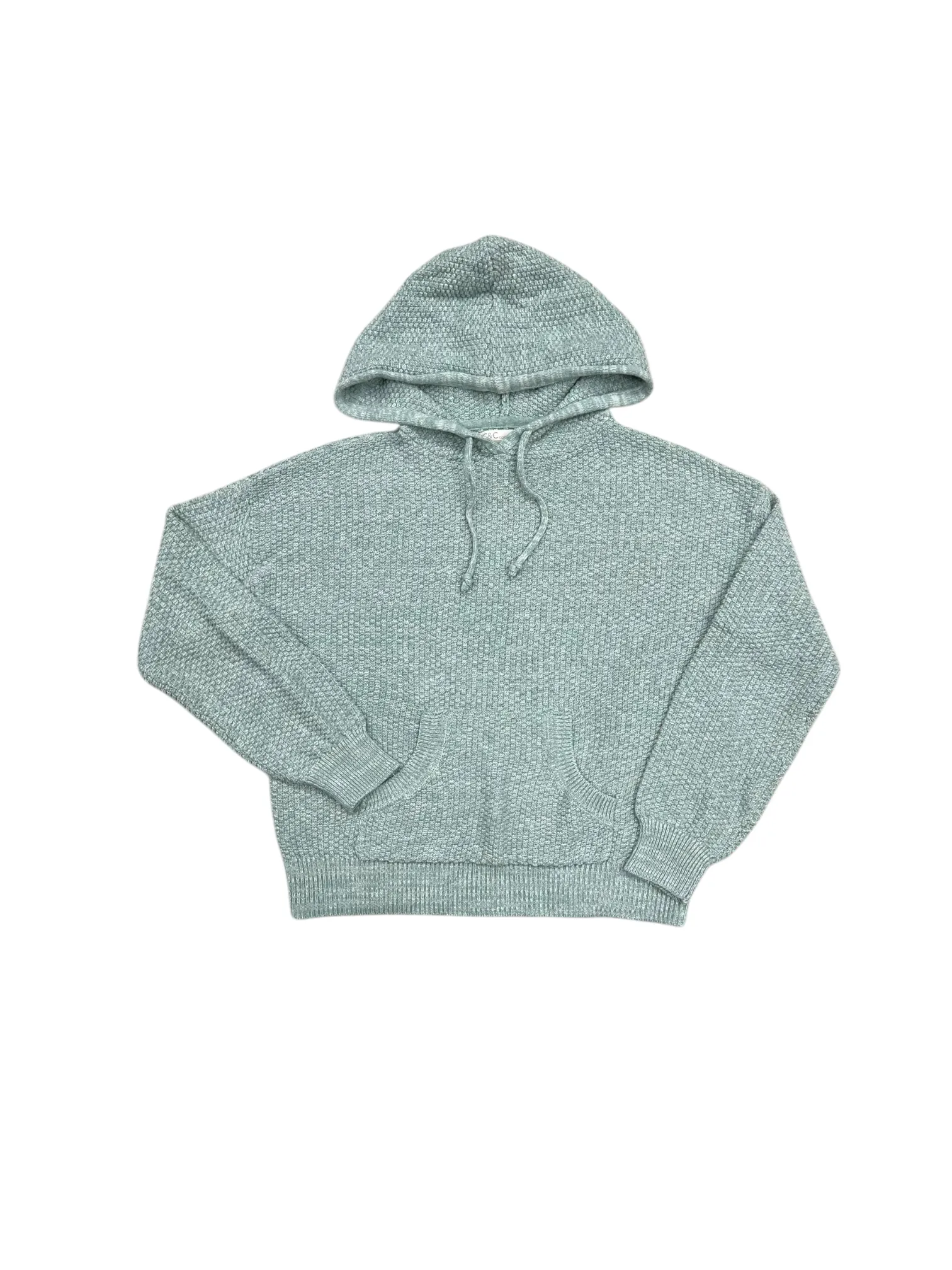 Sun Beam Sweatshirt Hoodie By C And C In Green, Size: S