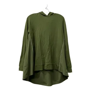 Athletic Sweatshirt Hoodie By Zenergy By Chicos In Green, Size:Xl Active Ease Comfortable Jacket