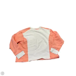 Sweatshirt Crewneck By Evereve In Pink & White, Size: M Boho Light