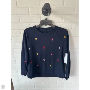 SmoothZipper Soft Inner Lining Sweatshirt Crewneck By Lou And Grey In Navy, Size: Xs