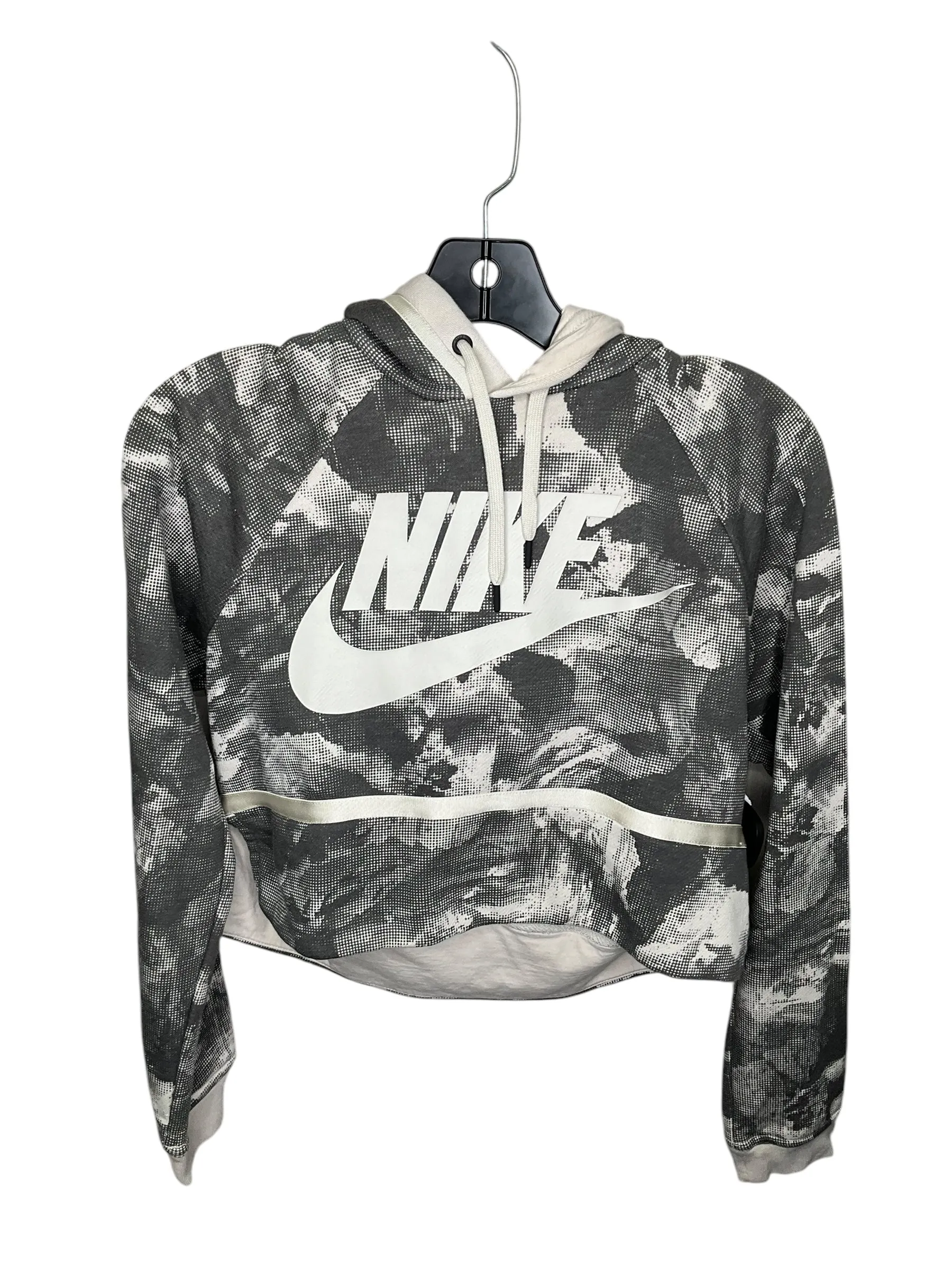 Athletic Sweatshirt Hoodie By Nike In Grey, Size: M Casual Pants