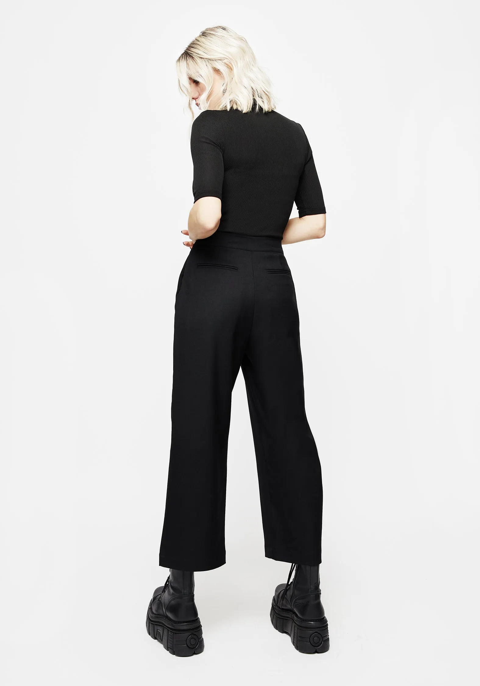 Kira Tailored Culotte Trousers Light and Cozy