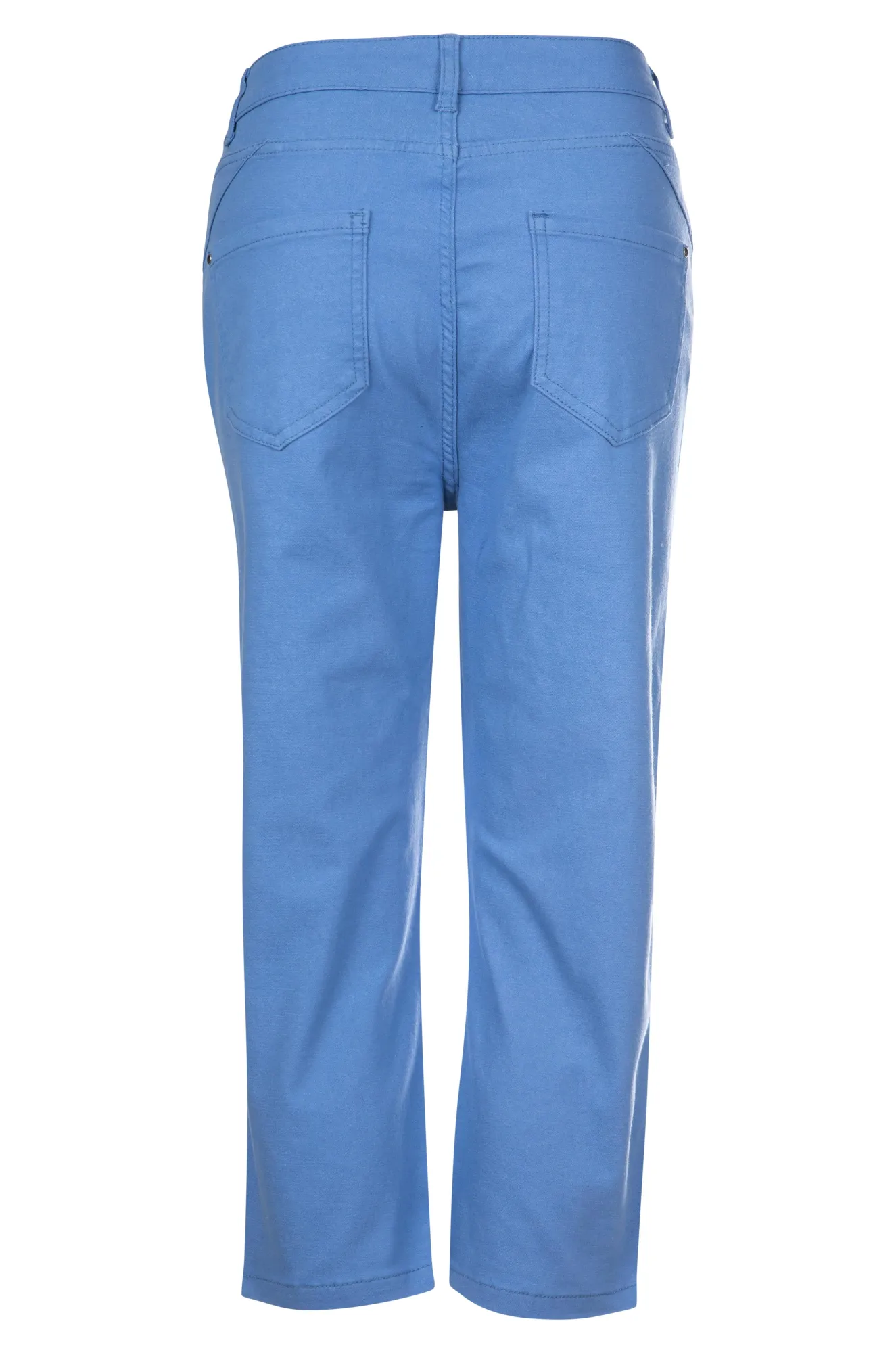 Sunny Vibes Rainy Day Shopping Day Stretch Cotton blend MId Calf Jeans | SOFT BLUE | 6923A1