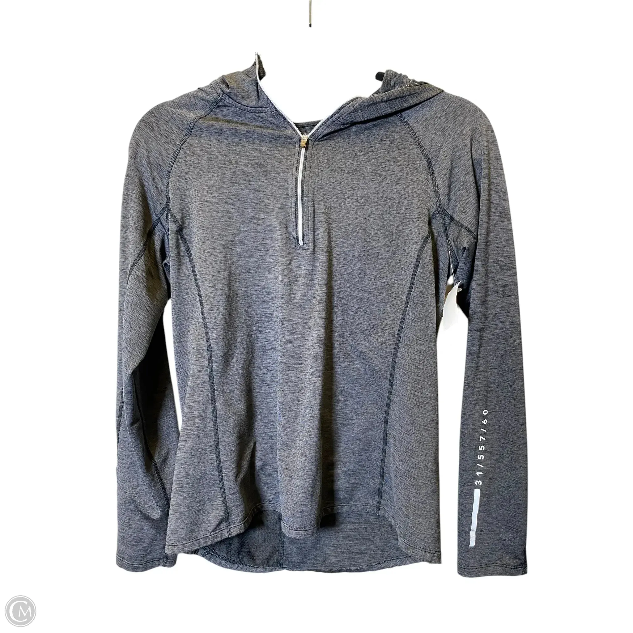 FadeResistant Dye TearResistant Fabric Athletic Sweatshirt Hoodie By H&m In Grey, Size: M