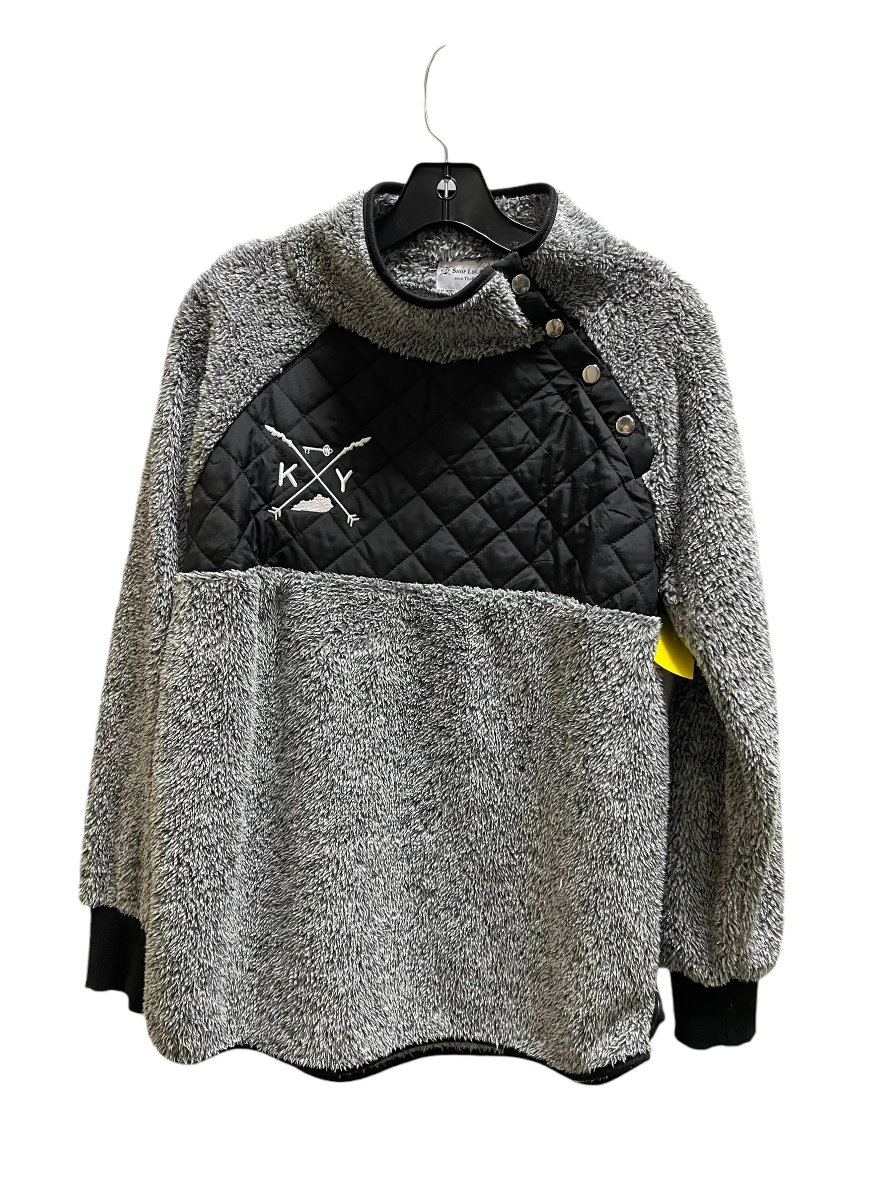 Sweatshirt Collar By Clothes Mentor In Grey, Size: M Pure Fit Tech Edge