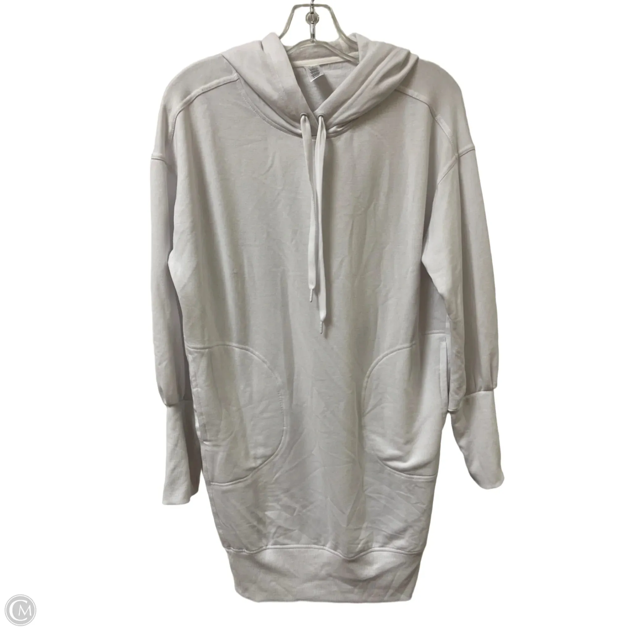Sweatshirt Hoodie By 90 Degrees By Reflex In White, Size: S Dance Flow Recycled Fit