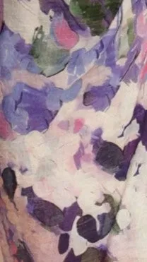 Elegant formal mini gown Moisture wicking Jemma Long Sleeve Mini Dress - Purple Abstract