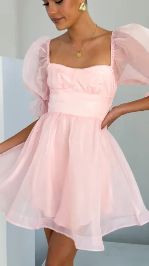 Lakeithia Mini Dress - Pink Style Fresh Classic casual mini dress
