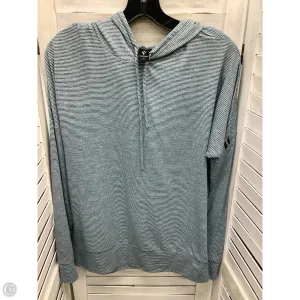 Relaxed Style breathable materials Sweatshirt Hoodie By Skechers In Striped Pattern, Size: M