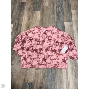 Athletic Sweatshirt Crewneck By Athleta In Pink, Size: 2x Luxury Mood Winner Vibe