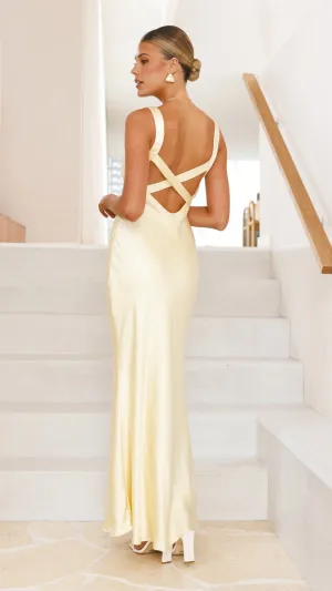 Wind Proof Event Perfect Andie Maxi Dress - Yellow