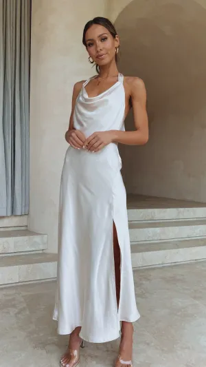 Sian Maxi Dress - Champagne Vibrant evening maxi